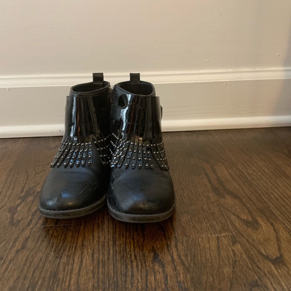 Kenneth Cole Black booties, 13.5, girl - Picture 1 of 5